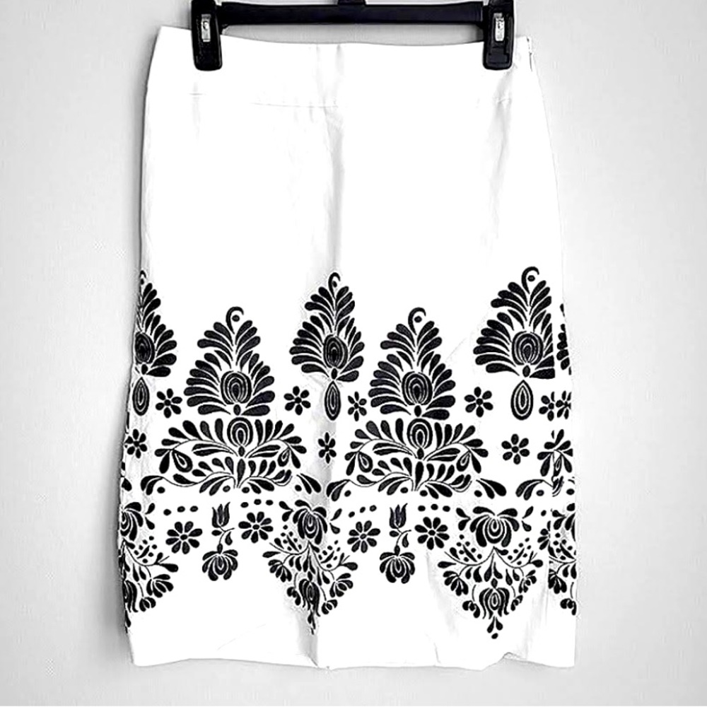 Loft patterned skirt